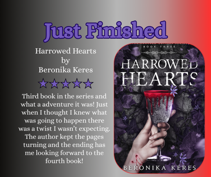 Just finished, review and currently reading