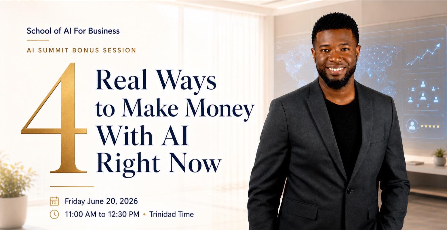 Bonus Session Replay | 4 Ways to Earn With AI