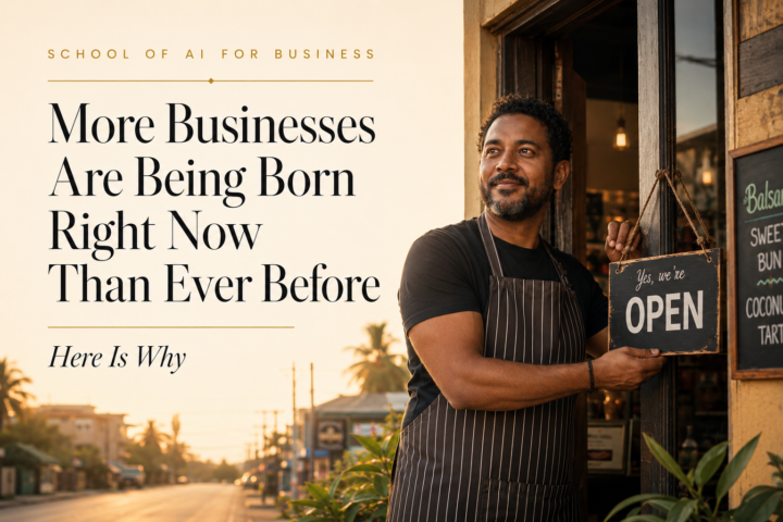 More Businesses Are Being Born Right Now Than Ever Before.