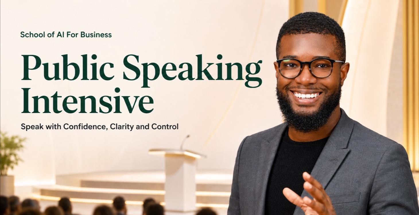 Public Speaking Intensive