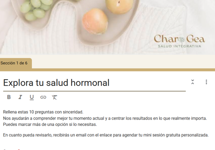 Paso 1 empieza aquí: TEST de diagnóstico basic