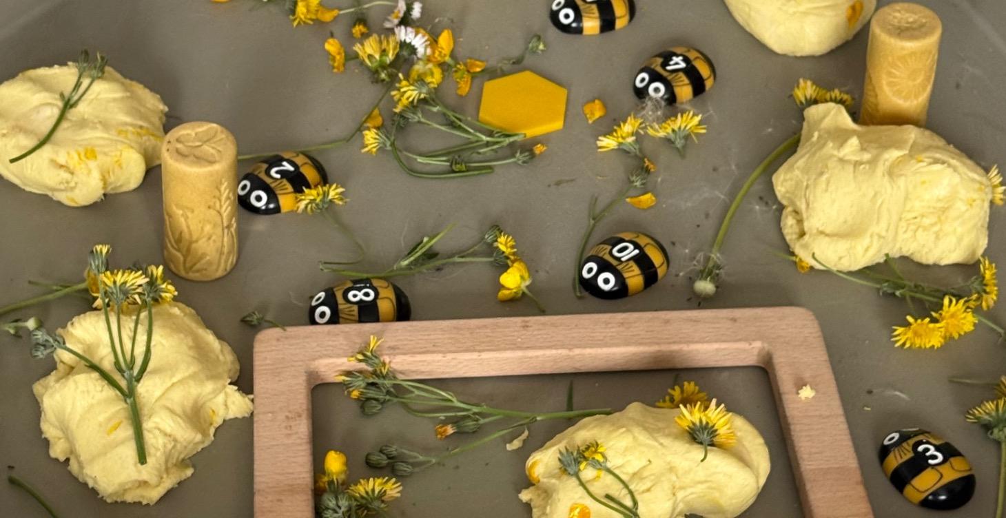 Dandelion playdough
