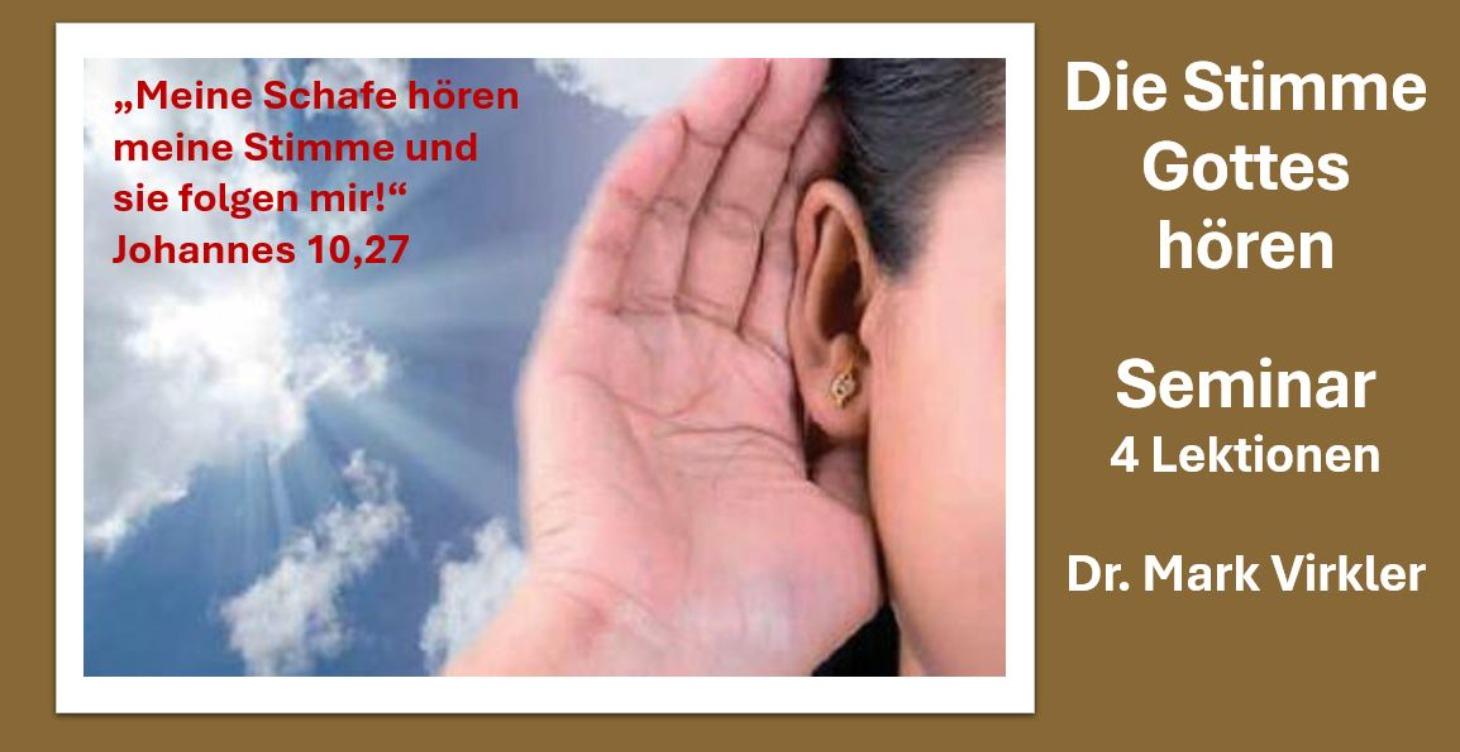 Seminar / Bonus / Die Stimme Gottes hören