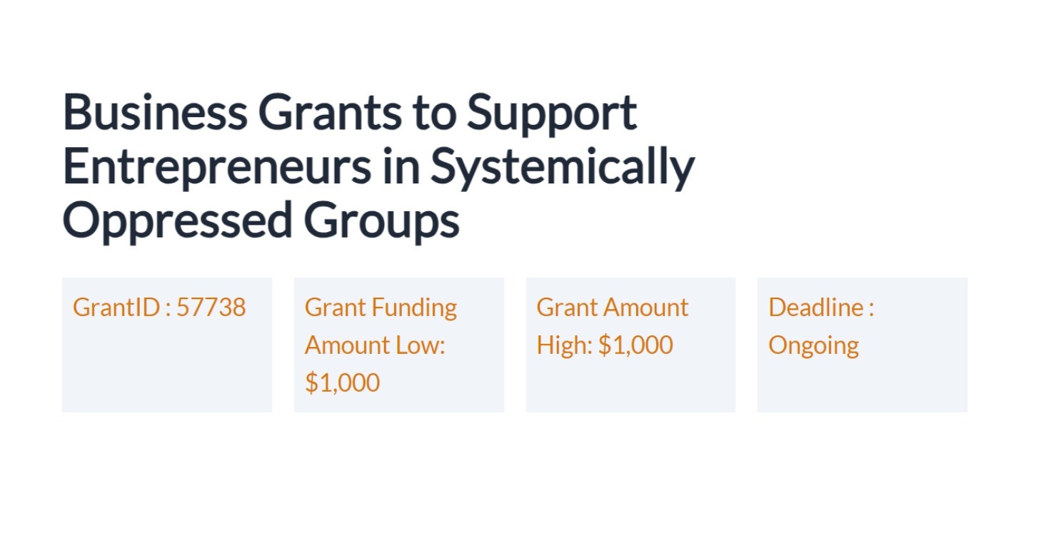 Equity Business Grants for Entrepreneurs