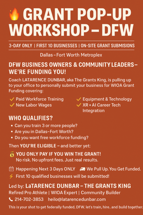  🚨 Unlock Grant Funding & Fiscal Sponsorship Opportunities with The Grants King 👑