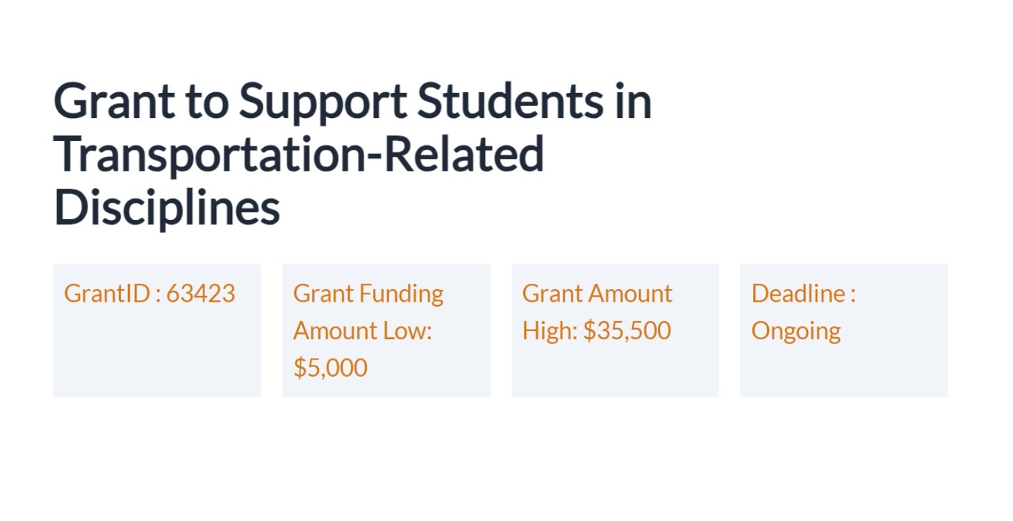 Students in Transportation-Related Disciplines
