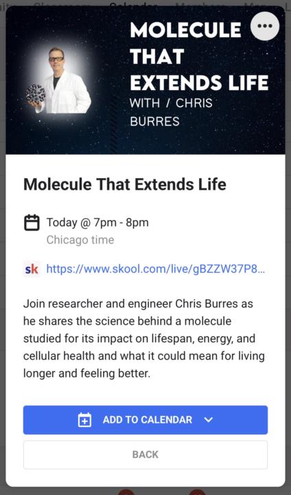 The molecule that could change how long you actually feel alive (tonight 8pm EST Live Call) 