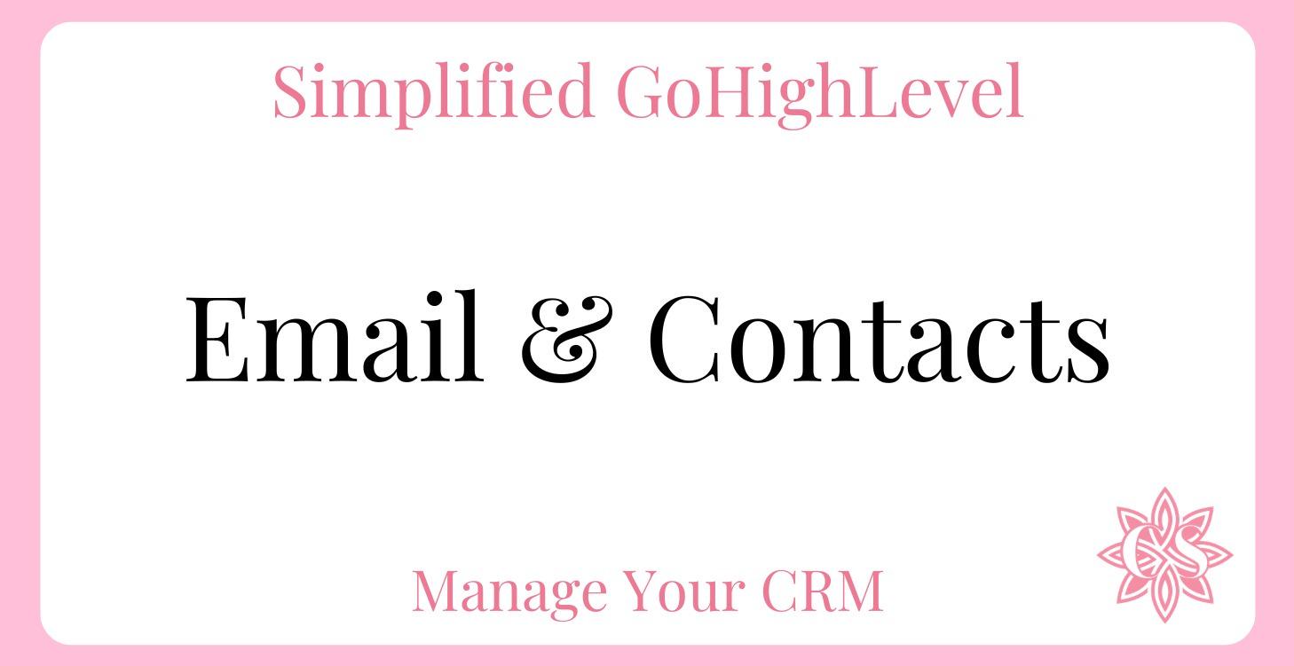 Email & Contacts