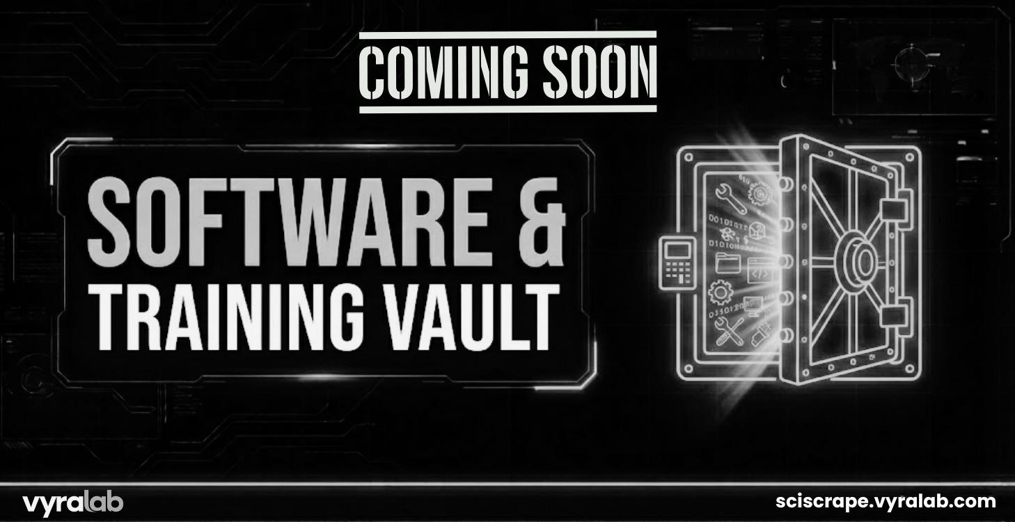 Software & Training Vault (Coming Soon)