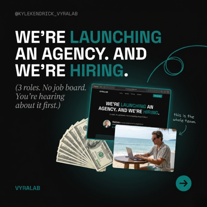 🚨 ANNOUNCEMENT: We're launching an agency...