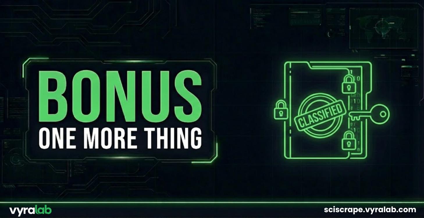 Bonus: One More Thing