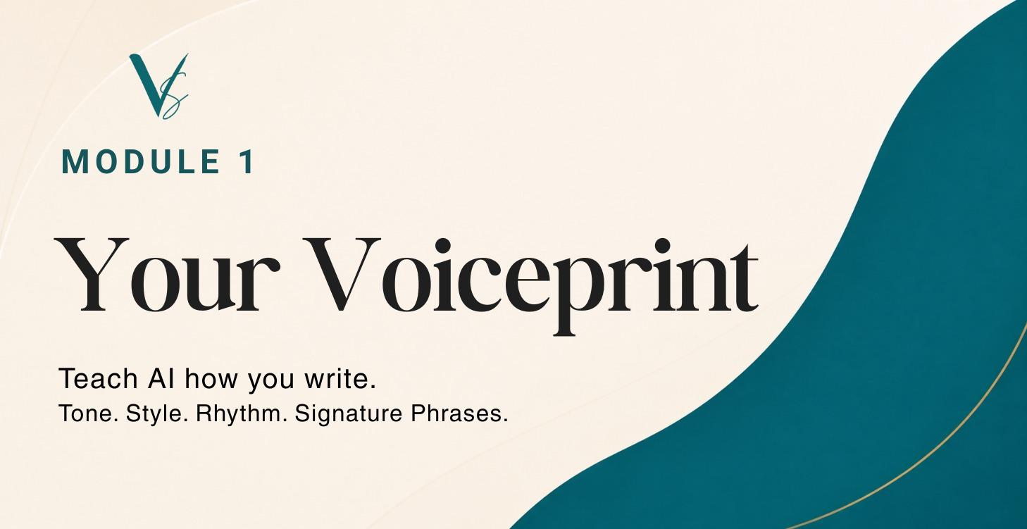 Module 1: Your Voiceprint w/ VoiceThread