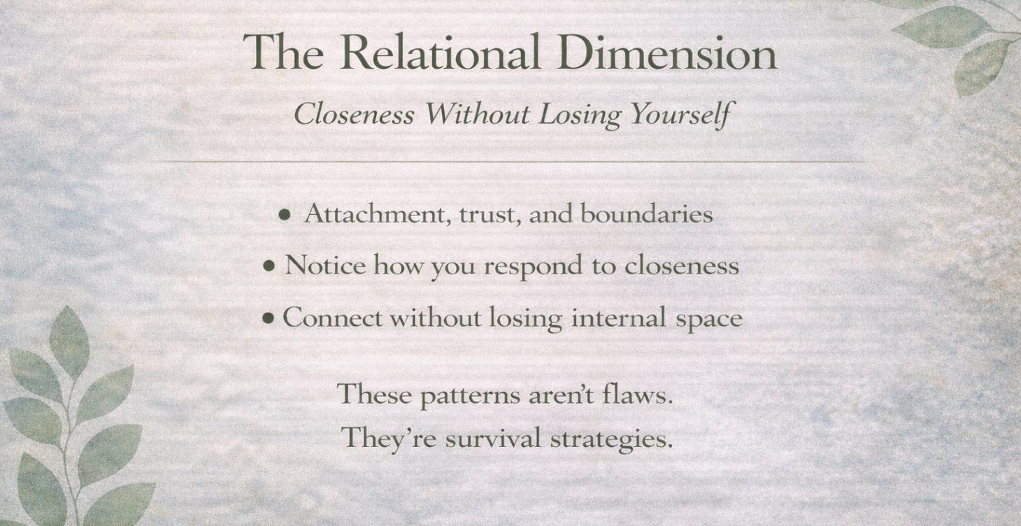 The Relational / Connection Dimension