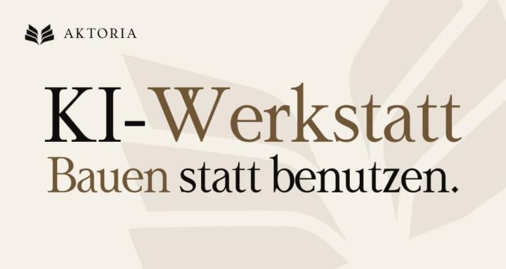KI-Werkstatt für Anwälte