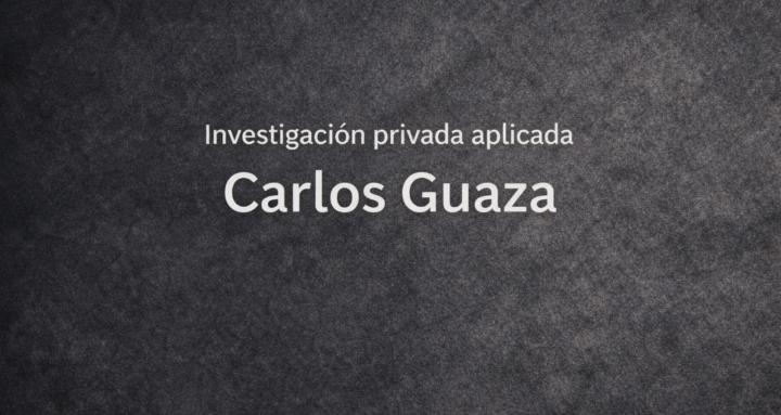 Carlos Guaza · Investigación