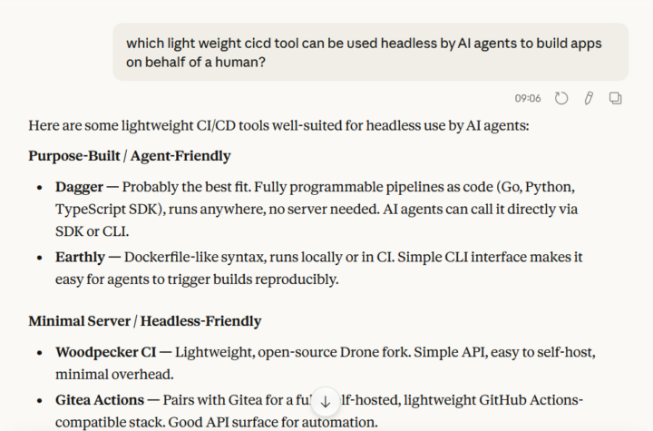 Can I trigger a CICD pipeline using an agent?