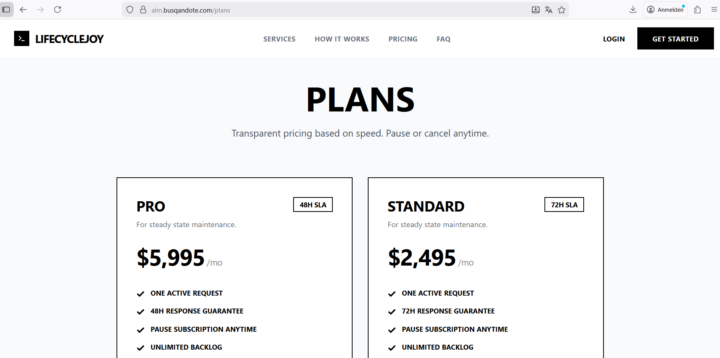 Aplication lifecycle management system
