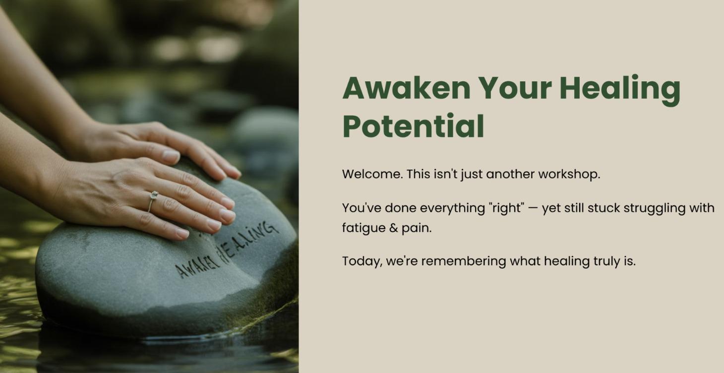 Awaken Your Healing Potential Workshop