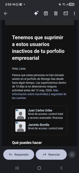 🚨 ALERTA  🚨 LIMPIEZA DE USUARIOS INACTIVOS