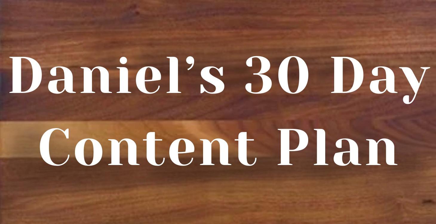 30-Day Content Plan