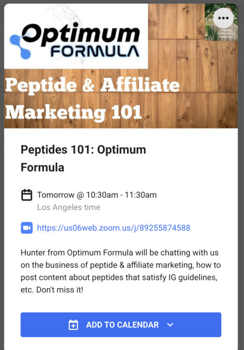 Peptide & Affiliate Marketing 101