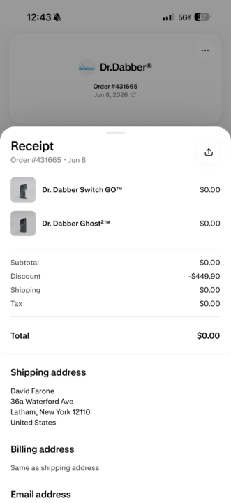 Dr dabber has entered the chat 