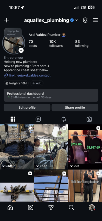10k followers in 2months 