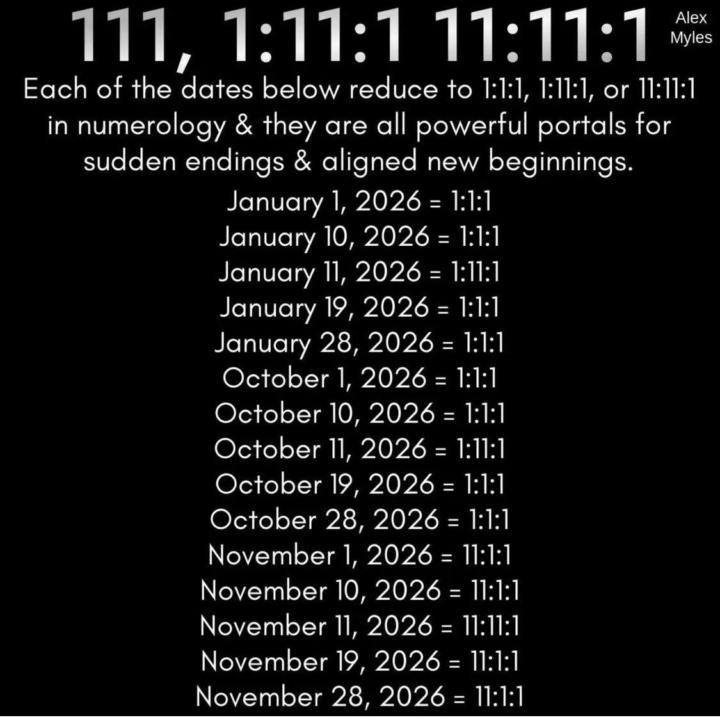 Happy 111 weekend