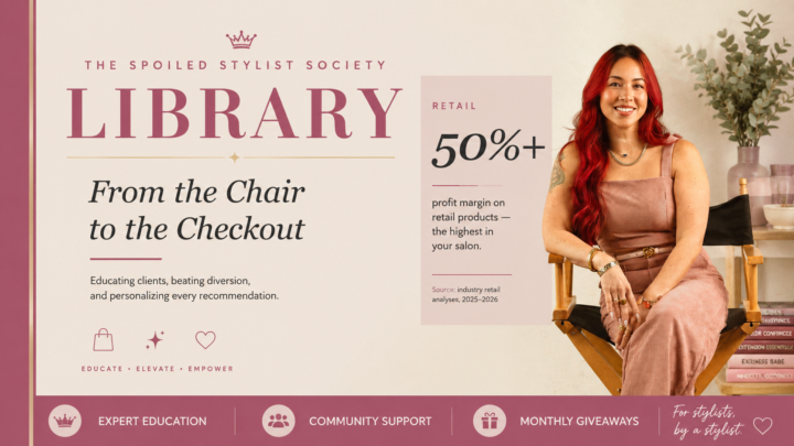 JUNE LIVE (Retail)- From the chair to checkout! Now in the Library