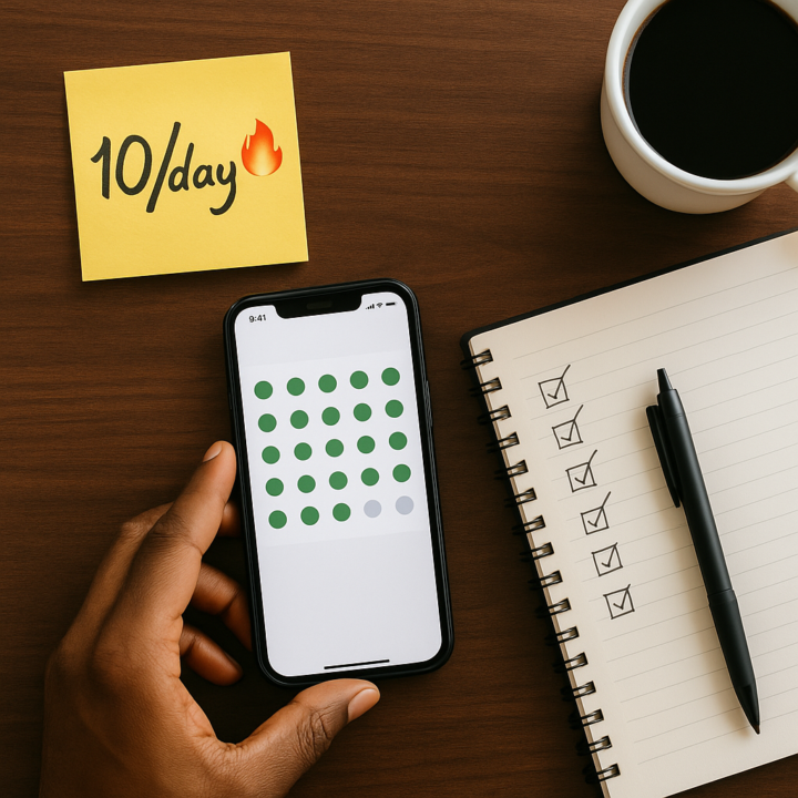 🔥 30-Day Streak Kickoff (Progress > Perfect)