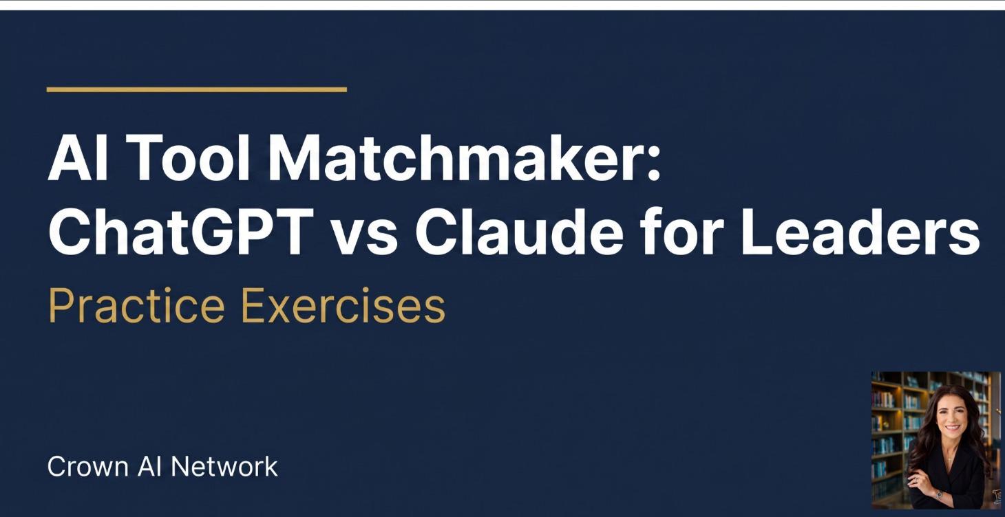 AI Tool Matchmaker: ChatGPT vs Claude for Leaders