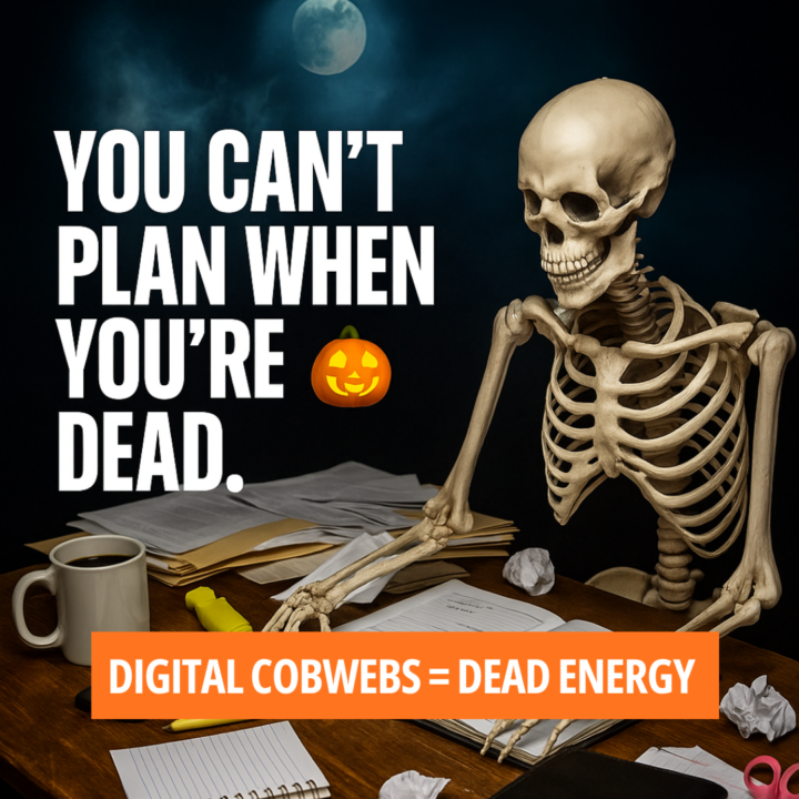 You can’t build when you’re dead. 💀