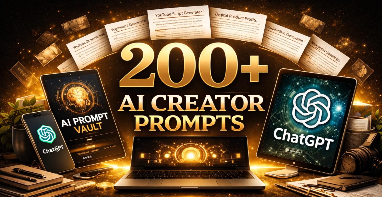 200+ AI CREATOR PROMPT VAULT