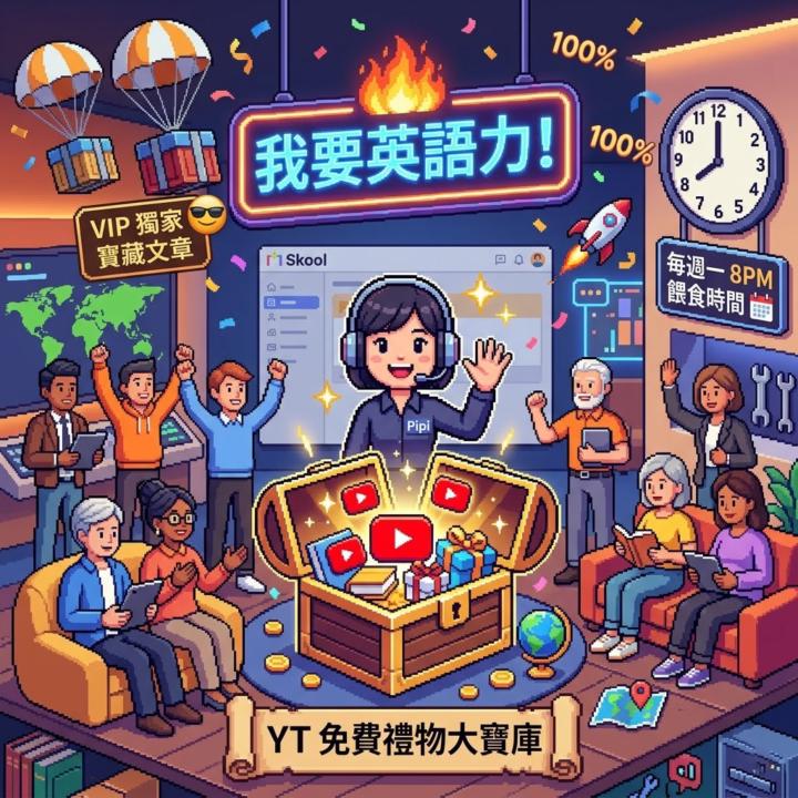 🎉 登登登！歡迎光臨我們的專屬學習秘密基地！YT 禮物與獨家好康都在這啦！
