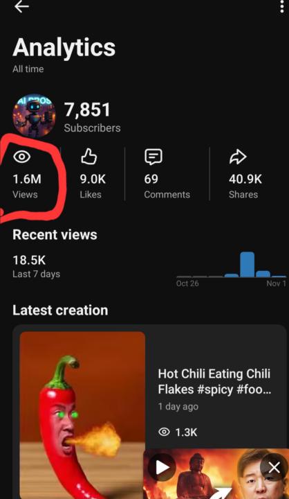 Over 1 Million Views 