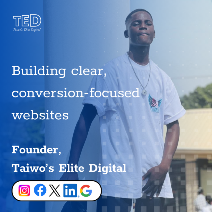 A quick introduction and why I started Taiwo’s Elite Digital.