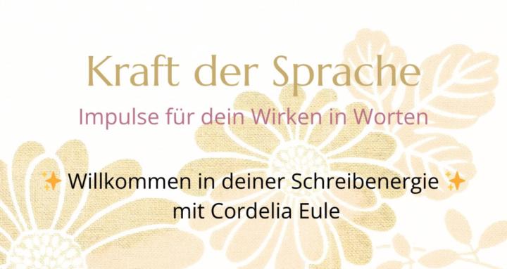 Kraft der Sprache