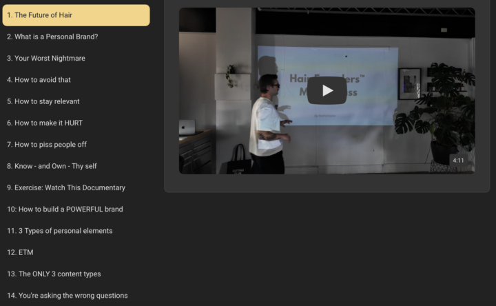 Personal branding Masterclass