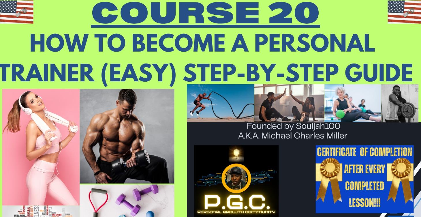 COURSE 20 - BECOME A PERSONAL TRAINER STEP-BY-STEP
