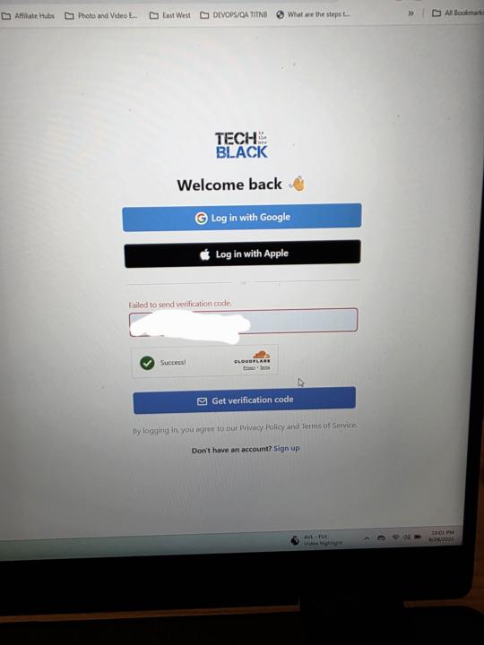 Logging in error