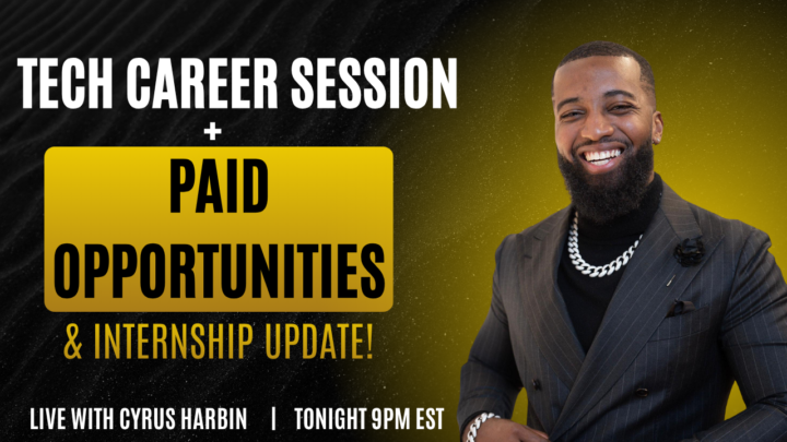Tech Career Session + Earning Opportunities & Internship Update!