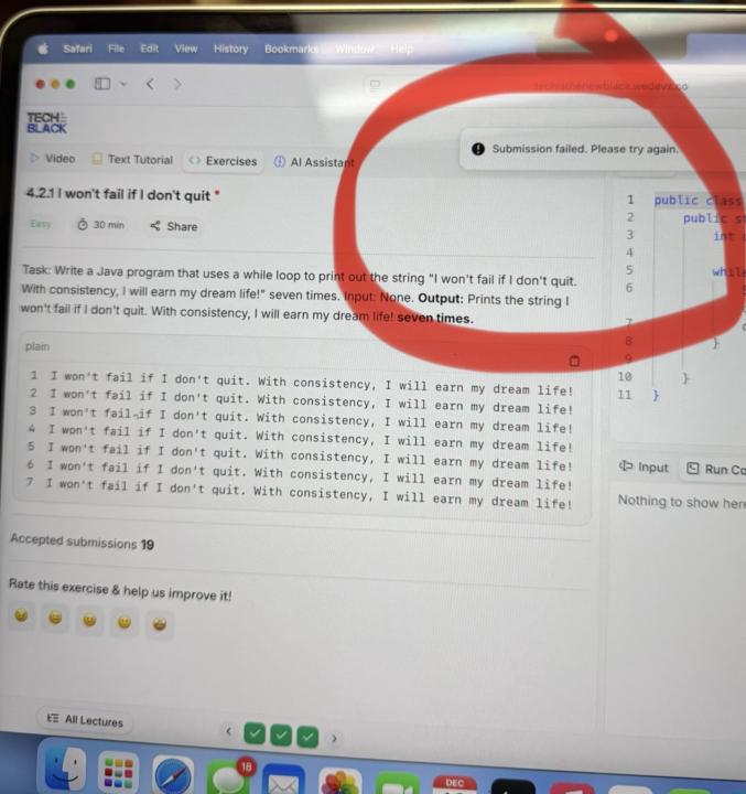 Error ? 