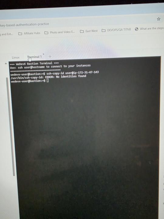 ssh key based authentication