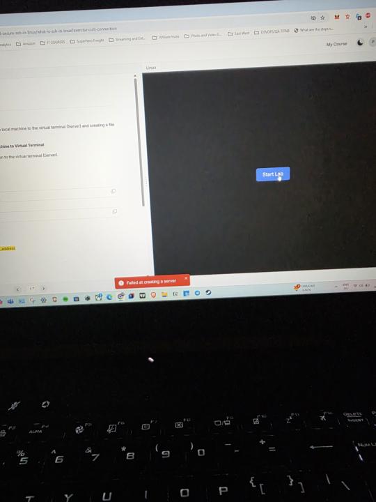Devops server error 