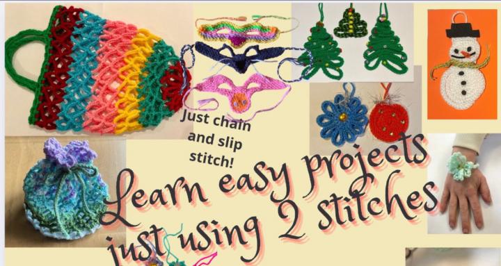Crochet Art for school&groups
