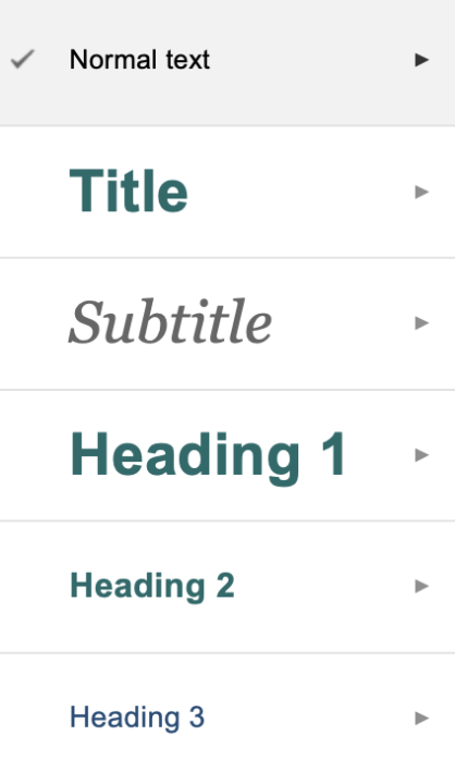 Are your headings clearly defined and used consistently?