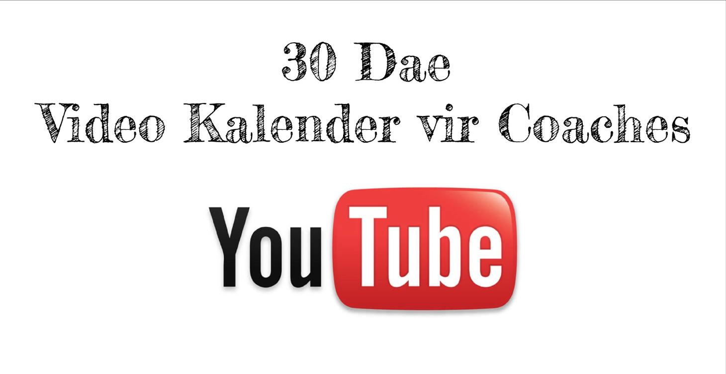 30 Dae Video Kalender vir Coaches