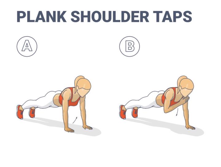 Day 9: The "No-Sway" Plank – Shoulder Taps