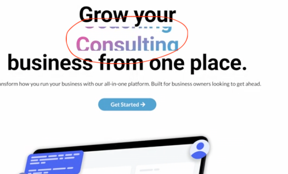 Rotating text help