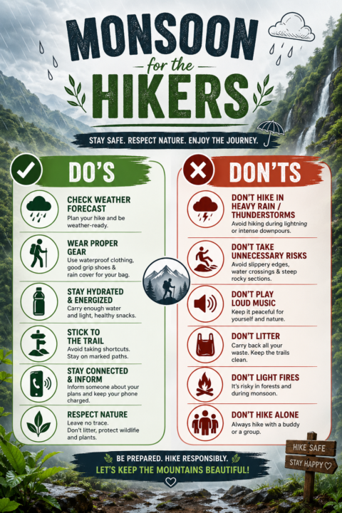 Do’s & don’t when hiking in Nepal during Monsoon.